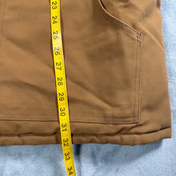 Vintage Carhartt C03 BRN Arctic Quilt Lined Duck Canvas Jacket  Coat Men's sz 46 - Picture 10 of 10